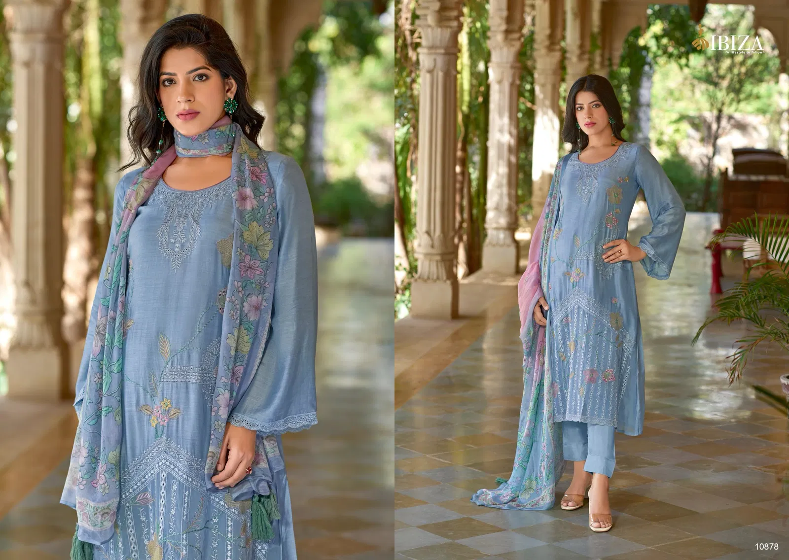 Arnica By Ibiza Bambarg Muslin Designer Salwar Kameez Exporters In India
